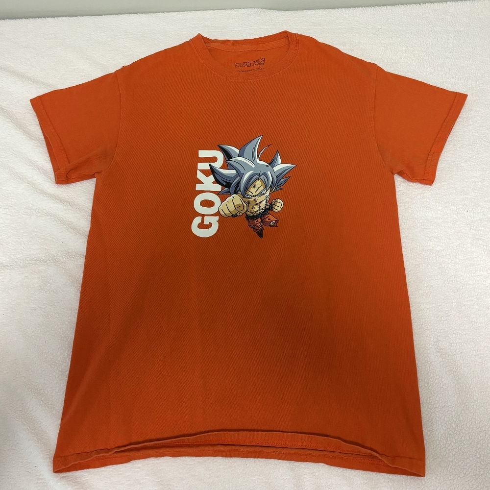Dragon Ball Super Goku Ultra Instinct Neon Orange T-Shirt - Size M